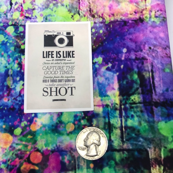 Life is Like A Camera Motivational Mini Poster Stickers Decor - Picture 3 of 5